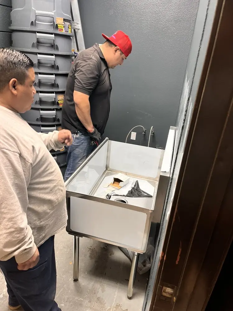 Commercial plumbing and sink installation in Laconia