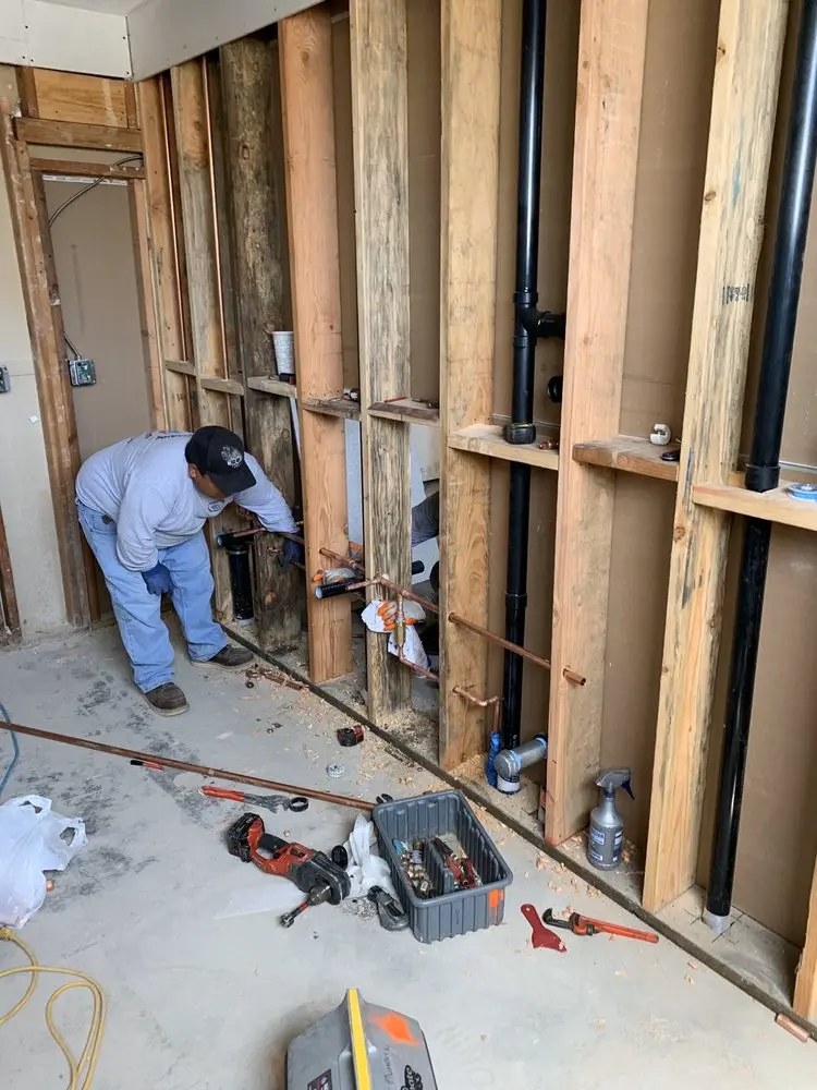 Commercial rough-in plumbing for Commercial Plumbing in Laconia